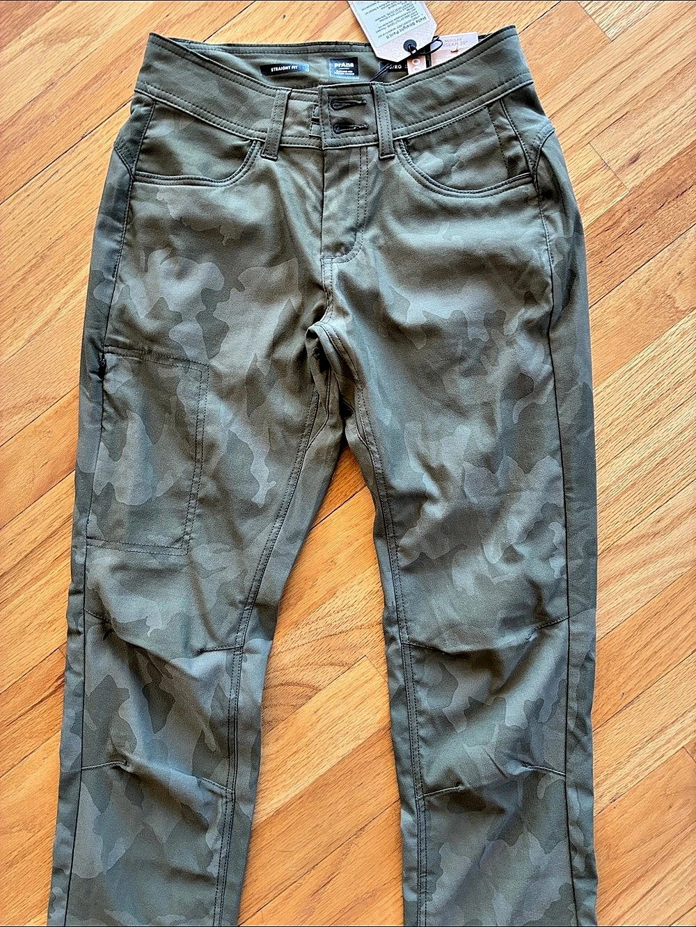 prAna Halle Straight Pant II Women's Camo Straight Pants Size 00 NWT